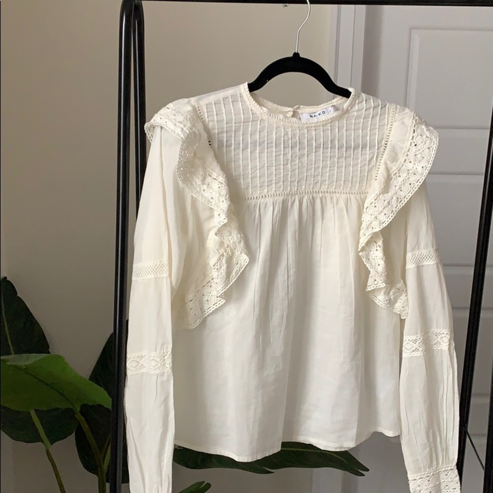 NAKD - Off White Blouse